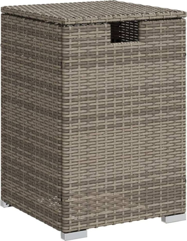 Deksel for propantank grå 40x40x60 cm polyrotting