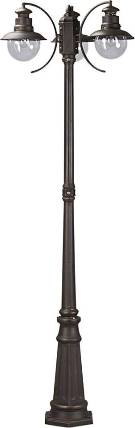 Lyktestolpen Eddie med tre lys, IP44