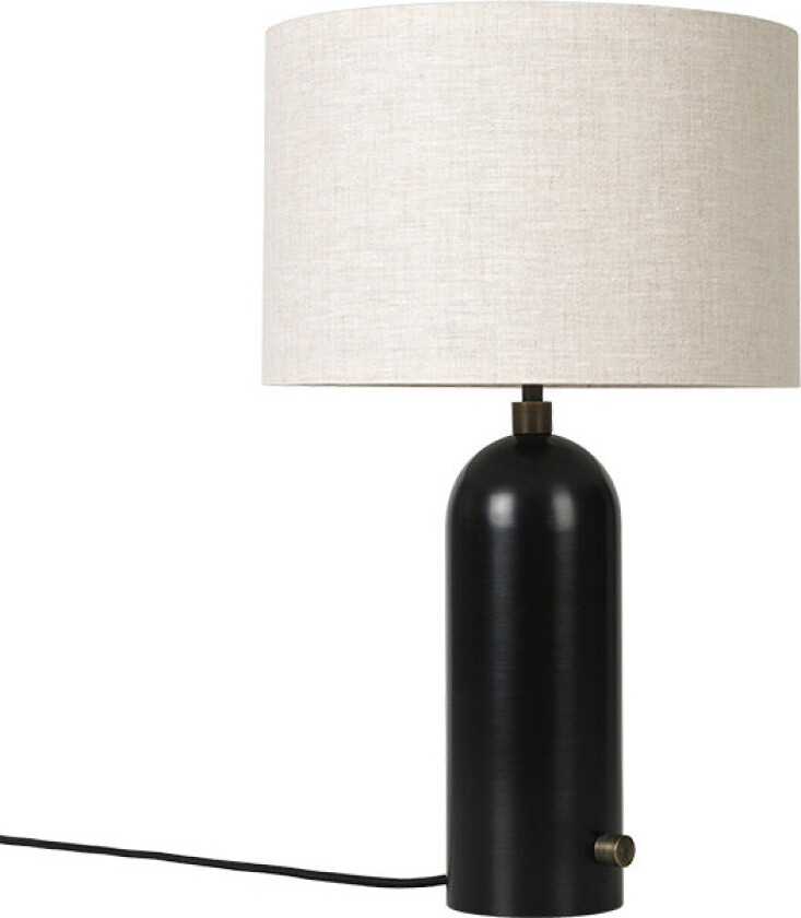 Gravity S bordlampe Svart-canvase