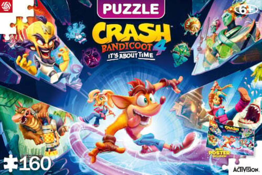 Good Loot Kids Puzzle - Crash Bandicoot 4: It'S About Time Puslespill Barn 160 B