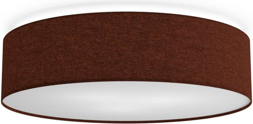 Soft takplafond Ø 60 cm Rustrød ull
