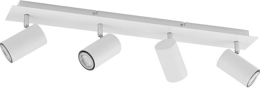 Joffrey takspot, 4 lyskilder, 70 cm, hvit