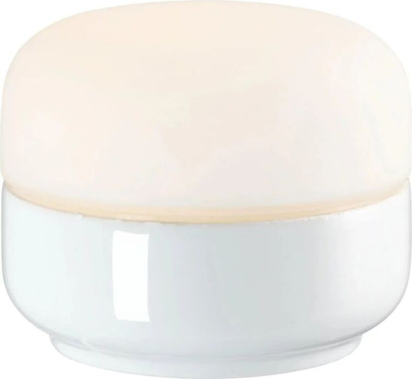 Ohm 140/115 hvit matt opal IP44 LED 10W/2700 Ra>90. 8351-800-10