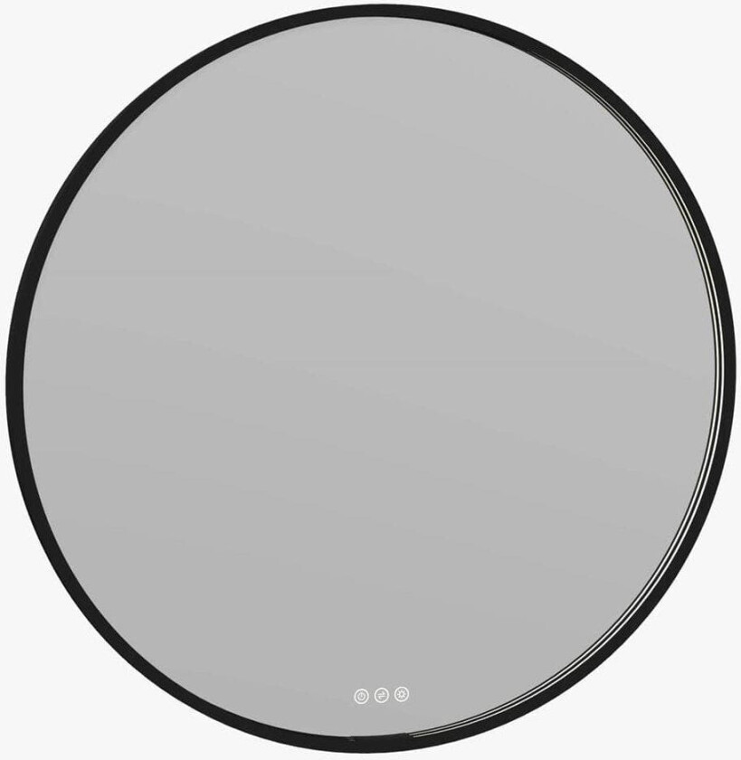 Moon Sort Rammespeil m/Lys