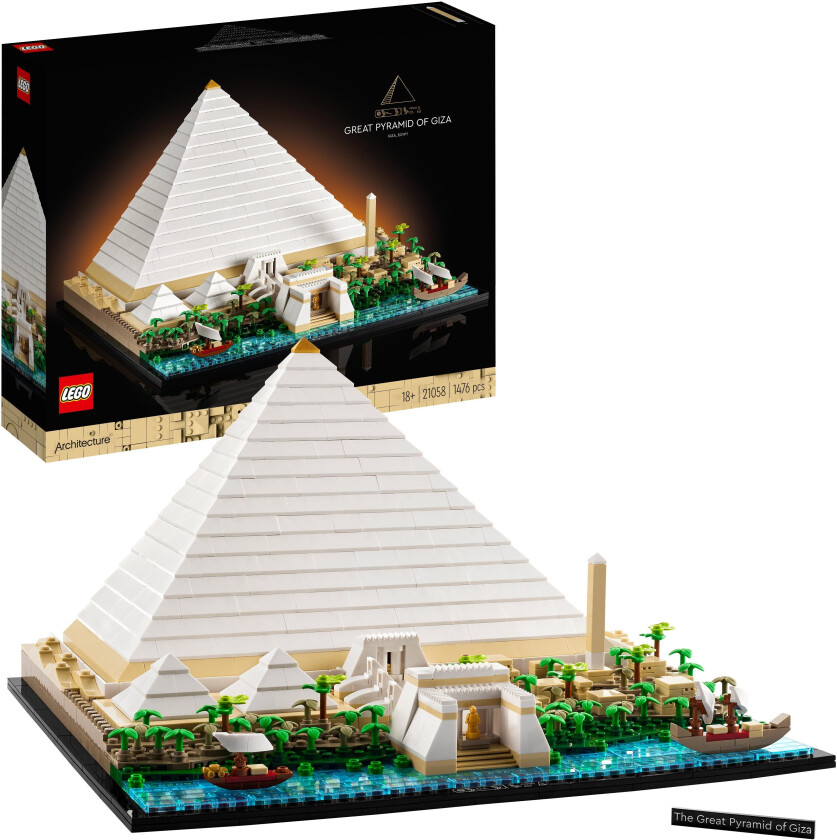 Lego Den store pyramiden i Giza 21058