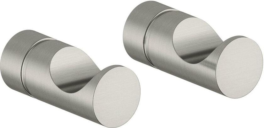 Silhouet Håndklekroker 2 stk. - Børstet Stål