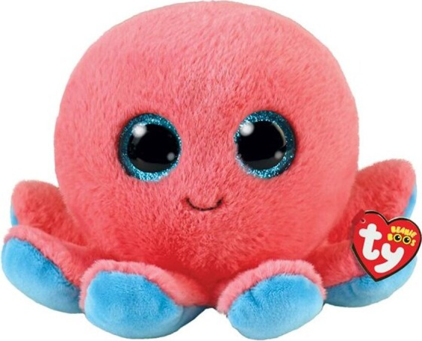Plush - Beanie Boos - Sheldon the Coral Octopus (Regular) (36390)