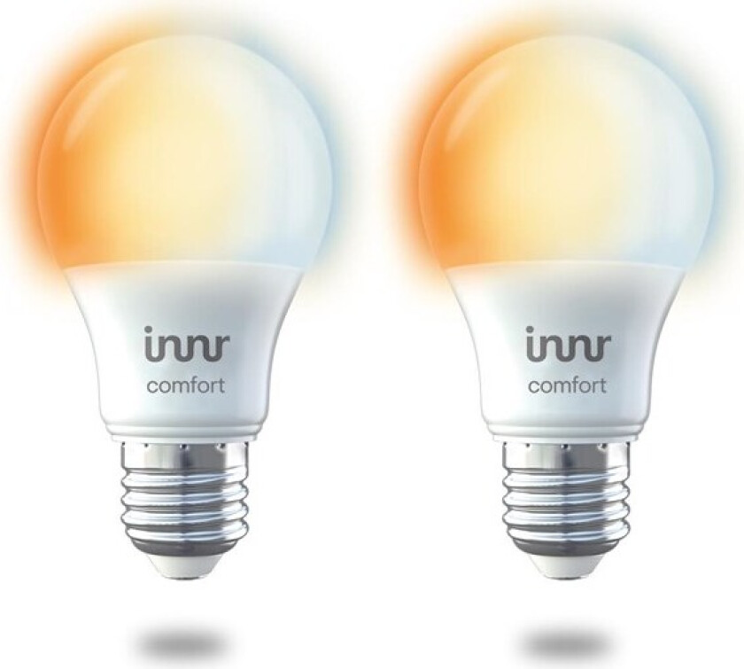 Innr - Smart Bulb E27 Comfort - 2-pakning- Zigbee