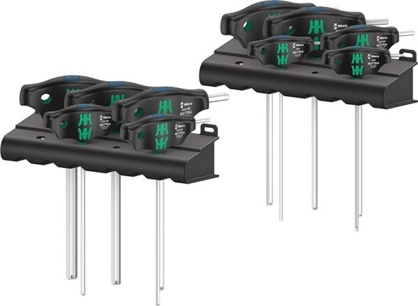 454/10 HF Set Imperial 1 screwdiver set T-handle screwdrivers Hex-Plus with holding function Imperial 10 pieces