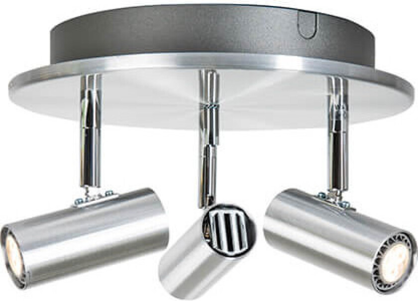 Cato rund takspotlight 3 Aluminium
