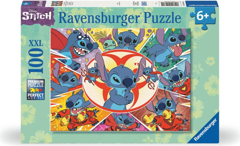 Puslespill 100 Disney Stitch