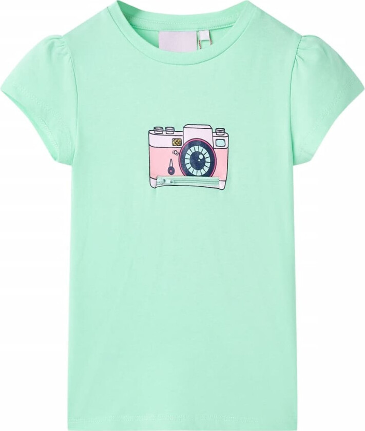 T-skjorte for barn grønn 116