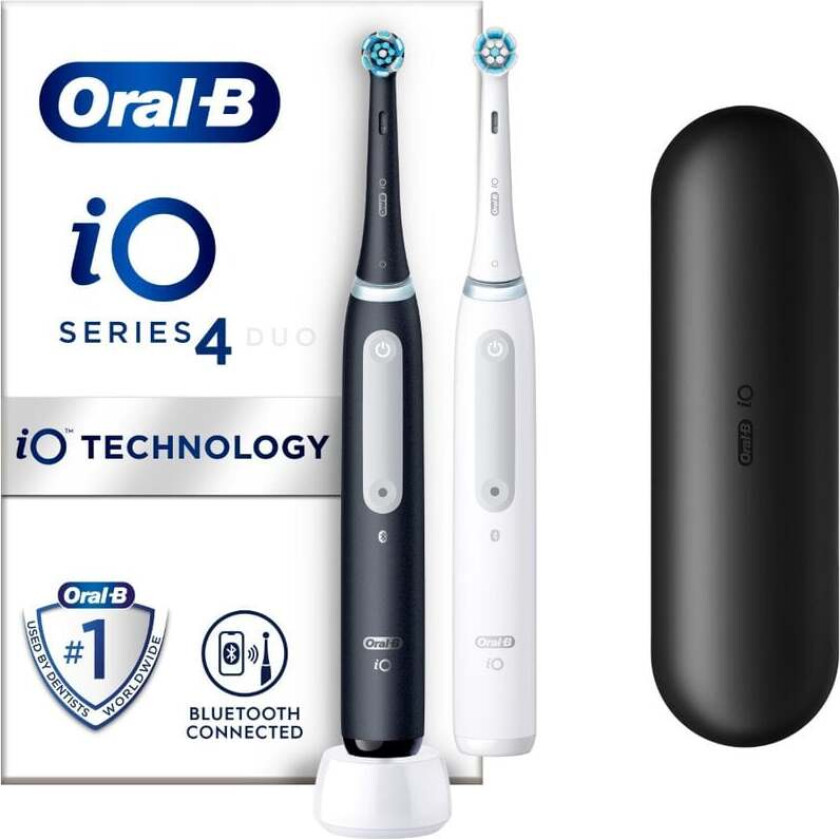 Oral-B iO4 Duo - Black UCB / White SC
