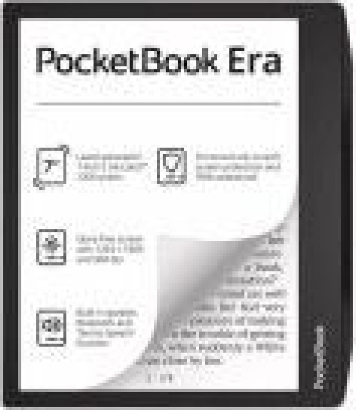 Era - eBook-leser - Linux 3.10.65 - 16 GB - 7 16 grånivåer (4-bts) E Ink Carta (1264 x 1680) - berøringsskjerm - Bluetooth - stjernestøvssølv