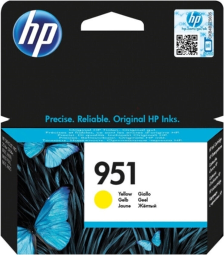 Hp Blekk Gul No.951 8ml - Oj 251dw/276dw