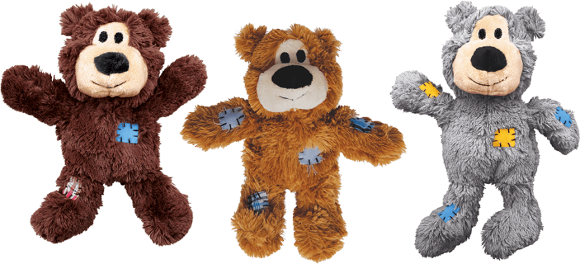 Wild Knots Bjørn Kosebamse Mix XL - 30 x 28 x 10 cm