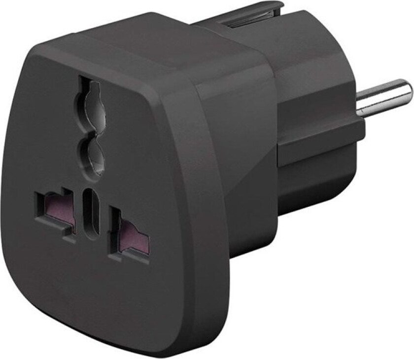 Travel adapter to CEE7/7 - Black