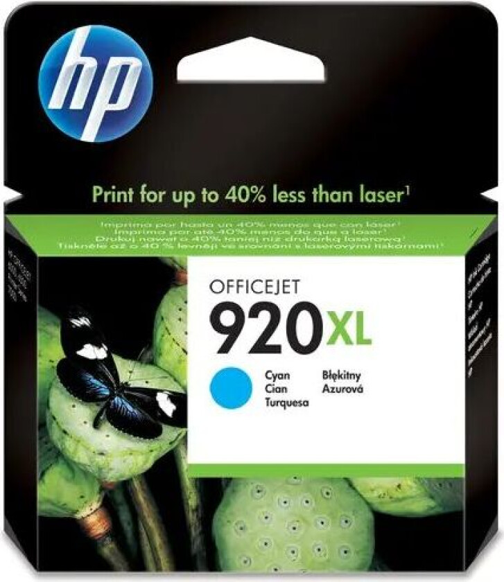 Hp Blekk Cyan No.920xl - Officejet 6500