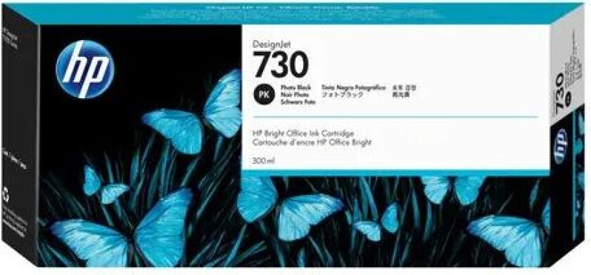 Hp Blekk Foto Svart 730 300ml - Dj T1700