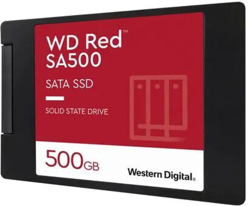 Bilde av Wd Red Sa500 Nas Ssd 500gb 2.5" Sata-600