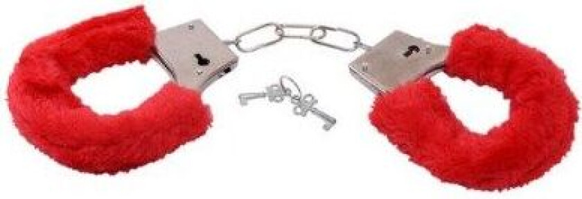 TOYZ4LOVERS Furry Handcuffs Red