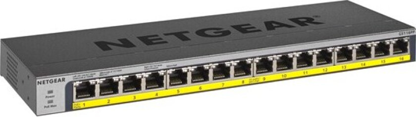 Netgear Gs116pp Poe Switch 183w