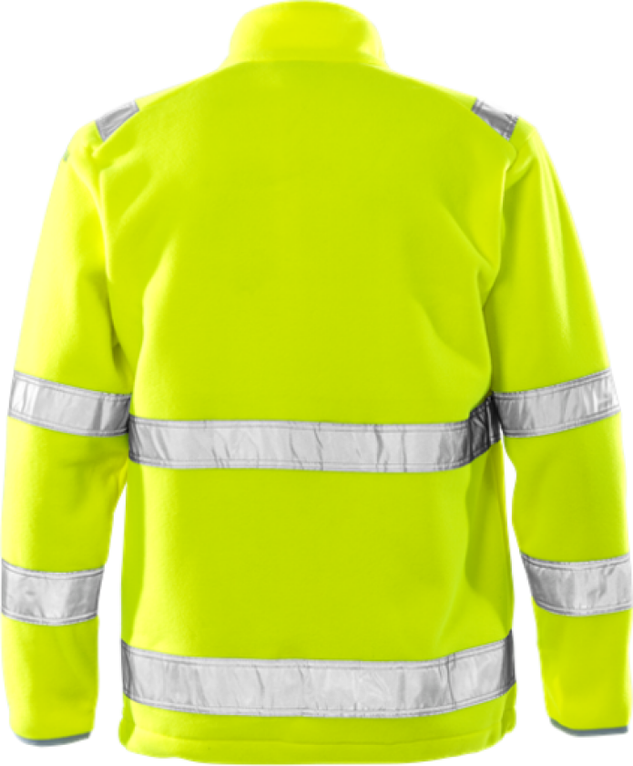Kansas fleecejakke 114087, High-Vis gul på 3, størrelse XS