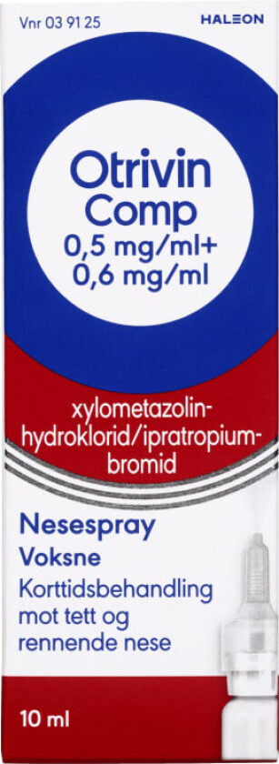 Otrivin Nesespray 1mg 10ml Comp