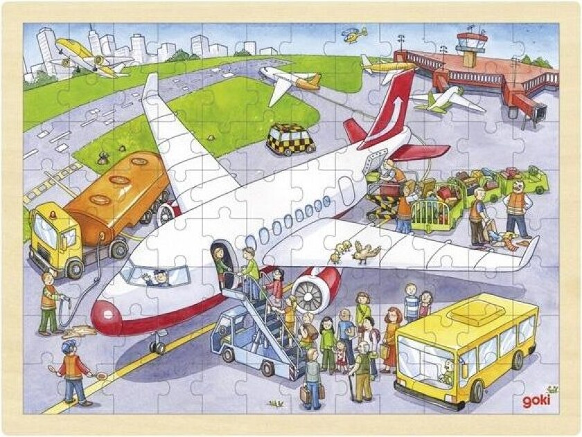 Puzzle at the airport Gulv