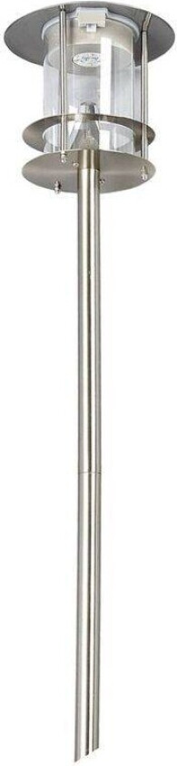 Sumaya - LED-solcellelampe i rustfritt stål