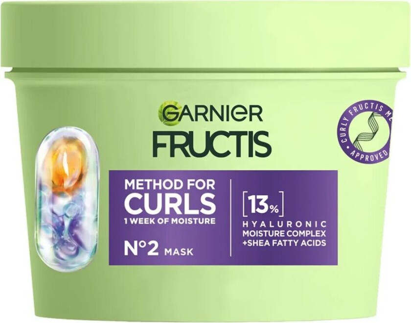 Garnier Fructis Method for Curls Moisturizing Hair Mask For Curly