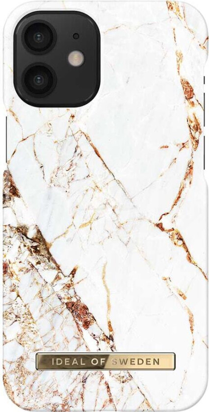 iDeal of Sweden IDEELT MOTEDEKSEL TIL IPHONE 12 MINI (CARRARA GOLD)