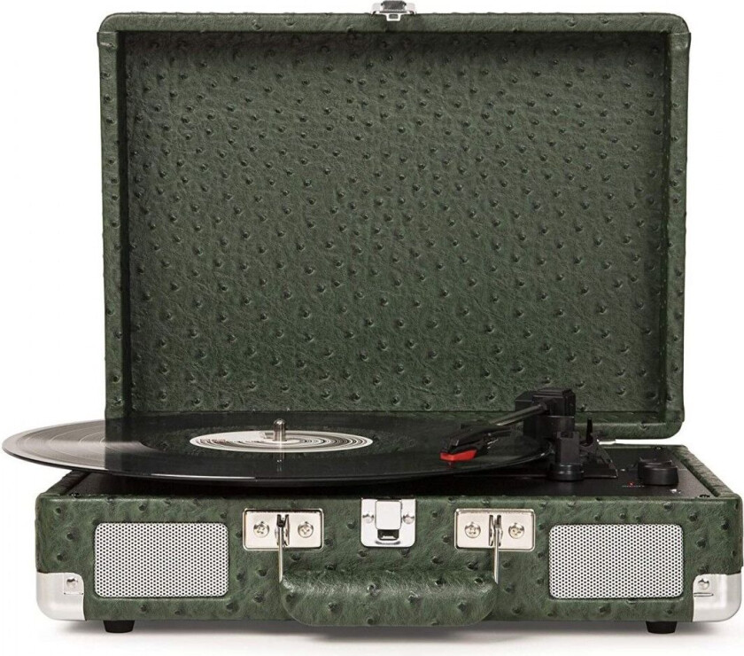 Cruiser Deluxe Turntable with Bluetooth Out Green Ostrich