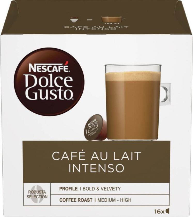 Dolce Gusto Café Au Lait Intenso 16kapsler