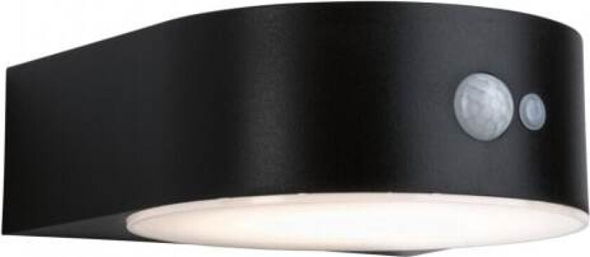 94570, Vegglys, Sort, Plast, Rustfritt stål, IP44, Inngang, Garage, Terrasse, III