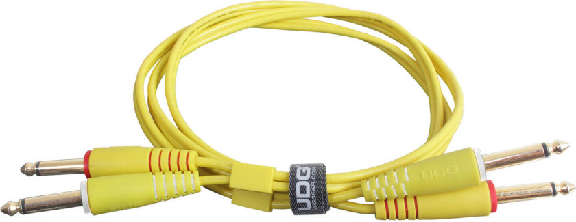 Gear Lydkabel 2x Ts - 2x Ts Yellow 1,5m