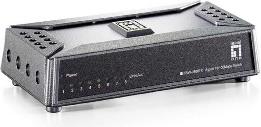 FSW-0808TX - Switch - 8 x 10/100 - stasjonær