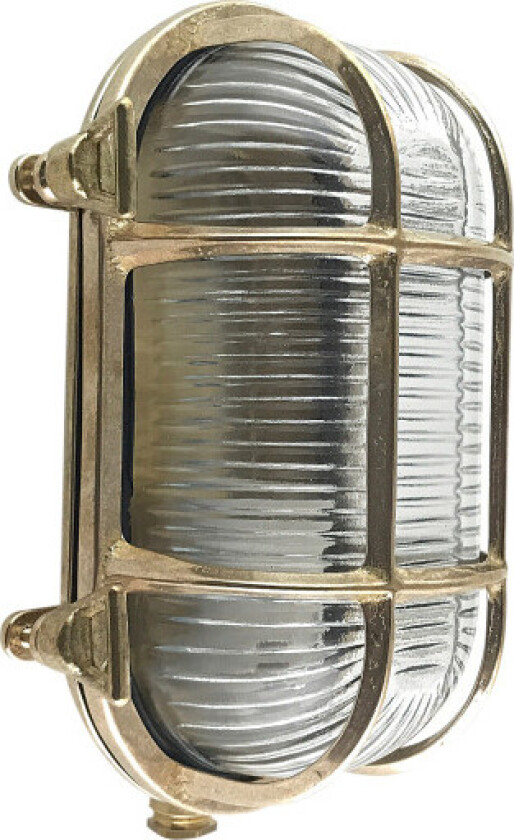 57 Oval skottlampe støpt messing IP64