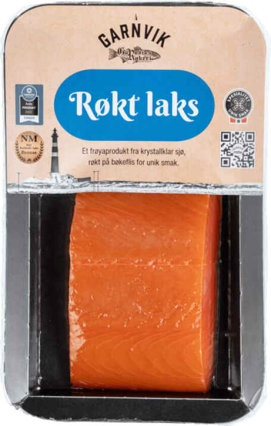 Garnviks Kaldrøkt Laks i Bit 200g