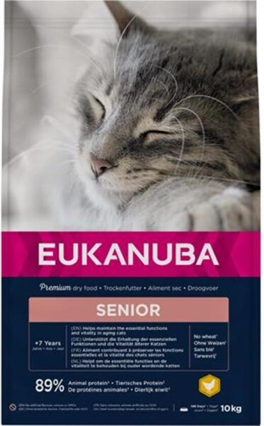 Eukanuba Cat Senior Chicken (10 kg)
