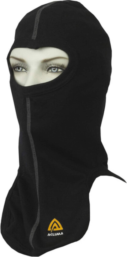 WarmWool Balaclava OneSize, Jet Black