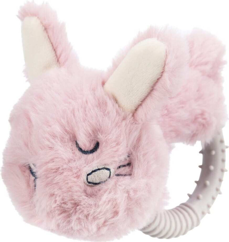 Trixie Junior rabbit (ring), plush/ TPR, 14 cm