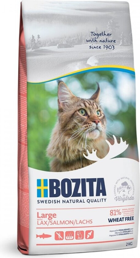 Bozita Large Wheat Free Salmon (2 kg)