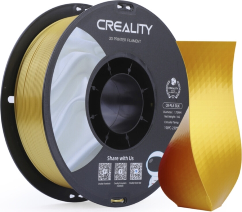 3D - golden - CR-Silk PLA filament - CR-Silk PLA filament Golden