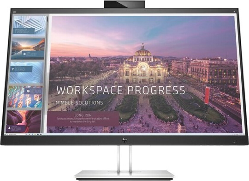 24" HP E24d G4 - 1920x1080 - IPS - USB HUB - 5 ms - Skjerm