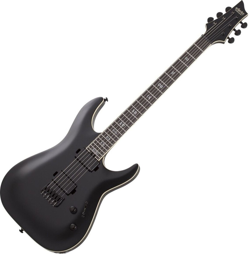 Schecter C-1 SLS Evil Twin Satin Black