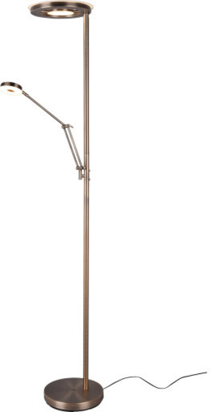 Barrie gulvlampe, messing