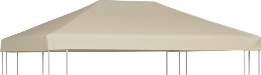 Toppduk til paviljong 310 g/m² 4x3 m beige