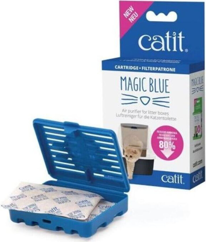 Magic Blue Luktfjerner til kattedo 2stk