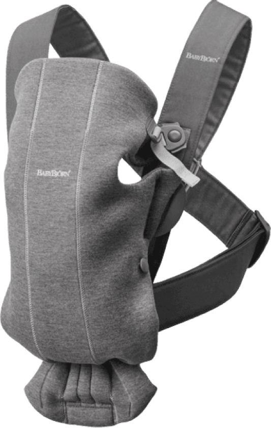 Babybjørn Bæresele Mini 3D jersey - mørkgrå